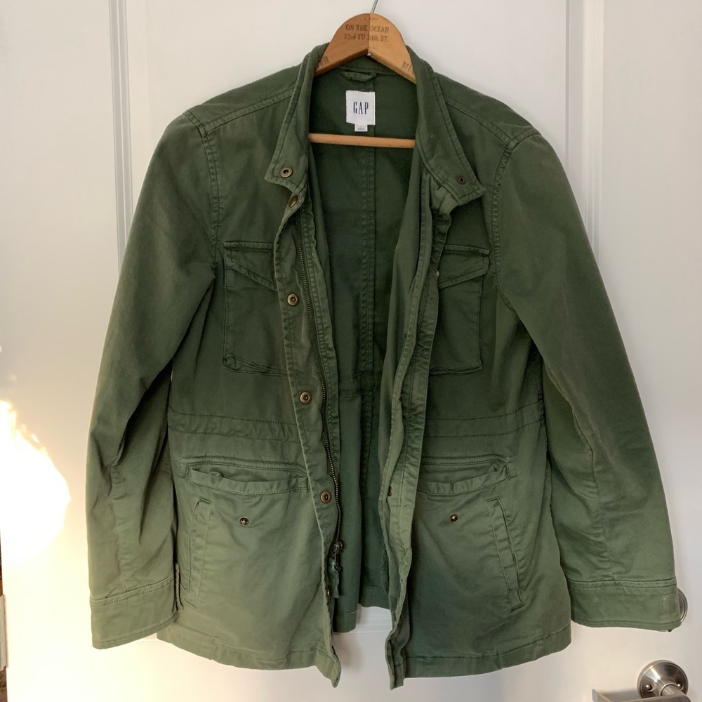 Green utility jacket from Old Navy (GAP). Great condition!